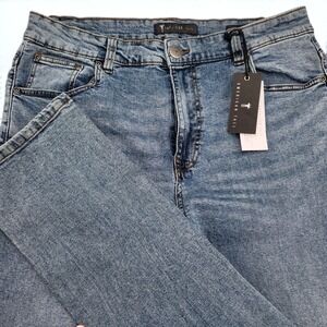 American Tall Mens 36x40 Straight Fit Jeans Blue Denim Tall Stretch Classic NWT